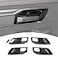 PDKLIN for RAM TRX Inner Door Handle Bowl Cover Trim Compatible with Dodge RAM TRX 20182024 Carbon Fiber Interior Accessories 4pcs
