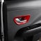 YOUTOOCAR 4PCS Inner Door Handle Bowl Trim Covers Compatible with Hyundai Kona 20242025 Accessories Red