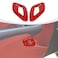RAZPOY Inner Door Handle Cover Trim Compatible with Dodge Challenger 20152024 Interior Accessories Red