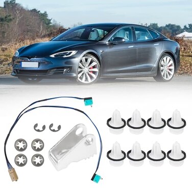 Edicapo Door Handle Repair Kit Compatible with Tesla Model S 20122017 Replaces 104284500A 104284500B 101600900C Micro Contact Switch Harness Handle Paddle Door Panel Clips