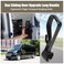XJJ Van Aluminum Alloy Sliding Door Handle Compatible with Dodge Ram ProMaster 1500 2500 3500 Door Crank Handle 20142025 Long Handle Finger Scoops Hollow with Hook Designed Van Sliding doorknob