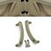 Goodithy 2PCS Door Pull Handle Covers for Volkswagen VW Beetle Interior LeftRight Door Handle Panel Set Trim Replacement 19982010 1C0867171A1C0867172A Beige
