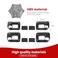 RAZPOY Inner Door Handle Bowl Cover Trim Compatible with Chevy Silverado GMCSierra 20142018 Carbon Fiber
