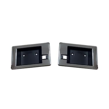1409KMT Interior Door Handle Bezels Compatible with 1981 1982 1983 1984 1985 1986 1987 Chevy GMC Truck