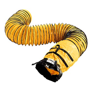 MOUNTO 25FT PVC Flexible Duct Hosing for Exhaust Fan 12inch