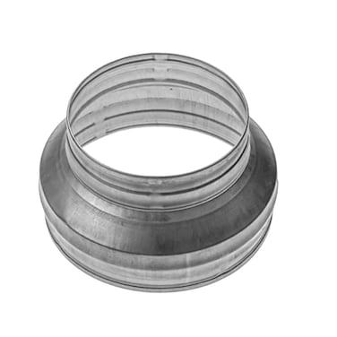Repa Market 8 to 6 Inch Duct Reducer Round Duct Fitting Pipe Increaser Reducer Made from Galvanized Steel Drain Waste and Vent Reducing Coupling Metal 8 to 6 Inch