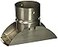 Selkirk Corp 243805 Horizontal Termination Stove Pipe Cap 3 Inch Stainless Steel