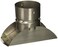 Selkirk Corp 243805 Horizontal Termination Stove Pipe Cap 3 Inch Stainless Steel