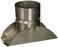 Selkirk Corp 243805 Horizontal Termination Stove Pipe Cap 3 Inch Stainless Steel