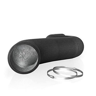 AC Infinity Flexible 8Inch Aluminum Ducting HeavyDuty FourLayer Protection 25Feet Long for Heating Cooling Ventilation and Exhaust
