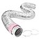 VEVOR 6 Inch Insulated Flexible Duct R6025 Feet Long with 2 Duct Clamps HeavyDuty Three Layer Protection Air Ducting Hose for HVAC Heating Cooling Ventilation and Exhaust Ductwork Insulation