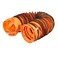 FDTDUCT PVC Flexible Duct Hose HVAC Duct Hosing Flame Retardant for Ventilator Utility Blower Fan with Adjustable Rope and DRing Easy Storage 12inx16ft
