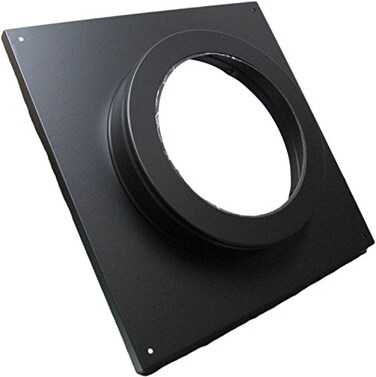 DuraVent Simpson 46DVADC Round Ceiling SupportWall Thimble Cover 4x6 58 Direct Vent Black