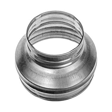 Repa Market 5 to 4 Inch Duct ReducerIncreaser Galvanized Steel Vent Pipe Adapter HVAC Dryer Vent Systems Round Metal Coupling Connector for Exhaust Fans Bathroom Ventilation Kitchen Hoods