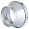 Dunzy Duct Reducer 8 to 6 Inch Ducting Connector Air Adapter Reducer Increaser Round Galvanized Steel Air Adapter for Bathroom Kitchen1 Piece