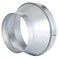 Dunzy Duct Reducer 8 to 6 Inch Ducting Connector Air Adapter Reducer Increaser Round Galvanized Steel Air Adapter for Bathroom Kitchen1 Piece