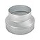 Kikerike Duct Reducter 8 to 6 Air Ducting Reducer Increaser Air Duct Adapter or Round Metal Pipe Reducer for Bathroom Kitchen Ventilation Systems