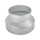 Kikerike Duct Reducter 8 to 6 Air Ducting Reducer Increaser Air Duct Adapter or Round Metal Pipe Reducer for Bathroom Kitchen Ventilation Systems