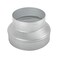 Kikerike Duct Reducter 8 to 6 Air Ducting Reducer Increaser Air Duct Adapter or Round Metal Pipe Reducer for Bathroom Kitchen Ventilation Systems
