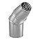 DURAVENT 3PVPHC2 PelletVent Pro Horizontal Cap wTapered end Stainless Steel