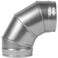 Vent Systems 6 Inch 90 Degree Duct Elbow Galvanized Steel Round Dryer Vent Elbow for SpiralRigid Vent HVAC Ventilation System Pipe AdapterCoupler InletOutlet Ducting Bend Pipe Fittings