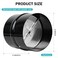 Kikerike 4 Inch Draft Blocker Backdraft Damper Duct Draft Stopper OneWay Airflow Ducting Insert Backflow Preventer Inline Fan Vent Deflector Black
