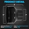 Kikerike Duct Reducter 6 to 4 Air Ducting Reducer Increaser Air Duct Adapter or Round Metal Pipe Reducer for Bathroom Kitchen Ventilation Systems Black