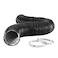 OREiN Dryer Vent Hose 4 Insulated Flexible Duct 8FT with 2 Duct Clamps HeavyDuty Three Layer Protection for HVAC Ventilation Duct Fan Systems