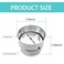 ANPTGHT 4 Inch Draft Blocker Backdraft Damper Duct Draft Stopper OneWay Airflow Ducting Insert Backflow Preventer Inline Fan Vent Deflector for 4 Inch Duct Dryer Vent Hose2Pcs