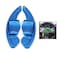 SANRILYDSG for VW Paddle Shifter Extensions Aluminum Steering Wheel Paddle ShifterFits VW Golf 6 Tiguan MK5 MK6 Jetta GTI R20 R36 Golf 5 MK5 CC for Scirocco GTD Passat Replacement Kit Blue