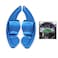 SANRILYDSG for VW Paddle Shifter Extensions Aluminum Steering Wheel Paddle ShifterFits VW Golf 6 Tiguan MK5 MK6 Jetta GTI R20 R36 Golf 5 MK5 CC for Scirocco GTD Passat Replacement Kit Blue
