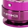 NRG Innovations NRGSRK200PPPP Gen 20 Steering Wheel Quick Release Adapter 6HOLE with Mounting Bolts Purple BodyPurple Ring 6Hole Design