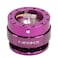 NRG Innovations NRGSRK200PPPP Gen 20 Steering Wheel Quick Release Adapter 6HOLE with Mounting Bolts Purple BodyPurple Ring 6Hole Design