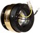 NRG Innovations Gen 20 Steering Wheel Quick Release Kit 6x70mm 6x74mm Bolt Pattern Black Body Chrome Gold Ring NRGSRK200BKCG