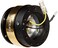 NRG Innovations Gen 20 Steering Wheel Quick Release Kit 6x70mm 6x74mm Bolt Pattern Black Body Chrome Gold Ring NRGSRK200BKCG