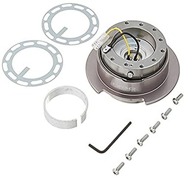 NRG Innovations SRK250GM Quick Release Kit BlackGun Metal Ring