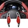 Daeiclru Steering Wheel Shift Paddle Fit for Toyota Supra GR A90 A91 MK5 20192022 Aluminum Steering Wheel Shift Paddle Extended Shifter Trim Cover Interior Decoration Accessories Black