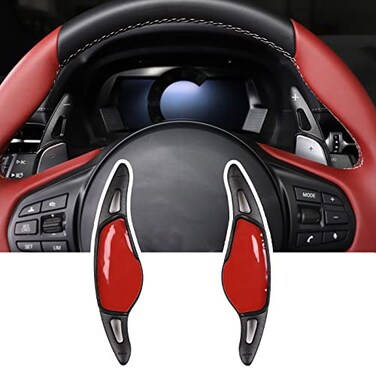 Daeiclru Steering Wheel Shift Paddle Fit for Toyota Supra GR A90 A91 MK5 20192022 Aluminum Steering Wheel Shift Paddle Extended Shifter Trim Cover Interior Decoration Accessories Black