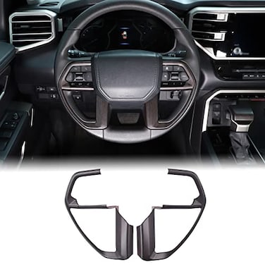 Aunginsy Center Console Steering Button Panel Trim Cover Compatible with Toyota TundraSequoia 20222026 Tacoma 2024 Central Control Steering Panel Decorative Frame Protector Sticker ABS Accessories