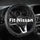 West Llama Flat Bottom Car Steering Wheel Cover for NissanD Shaped Steering Wheel Cover for RogueAltimaKicks Diamond QuiltedBlackGrayStandard Size