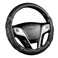 Iwantit Car Steering Wheel Covers with 3D Silicone Honeycomb for MenAntiSlip Design and Breathable FabricUniversal Fit 14515 Inches Full Black