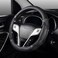 Iwantit Car Steering Wheel Covers with 3D Silicone Honeycomb for MenAntiSlip Design and Breathable FabricUniversal Fit 14515 Inches Full Black