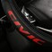 HUIANTS Leather Steering Wheel Cover Compatible with Civic Universal SizeRed