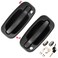 Lcyolada Front Exterior Door Handle with Locks Compatible with 19992006 Chevy Silverado 1500 2500 3500 Classic Suburban Tahoe Avalanche GMC Sierra Yukon XL Escalade ESV EXTReplace 15034985 15034986