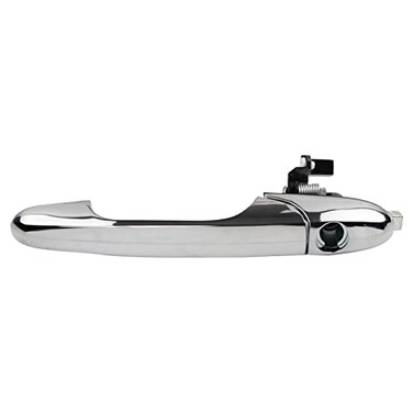 TRQ Front Driver Side Exterior Door Handle Chrome Compatible with 20122019 Fiat 500