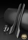 KKTR-CAR Door Handle Cover Real Matte Carbon Fiber Door Handle Trim Protector Set Compatible with Tesla Model y Model 3 20172025 4 Pieces Glossy Carbon Fiber with drip
