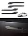KKTR-CAR Door Handle Cover Real Matte Carbon Fiber Door Handle Trim Protector Set Compatible with Tesla Model y Model 3 20172025 4 Pieces Glossy Carbon Fiber with drip