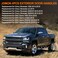 JDMON 4Pcs White Exterior Door Handle Replacement for Chevy Silverado GMC Sierra 1500 2500HD 3500HD 20142018 Front Rear Left Driver Right Passenger Outer Handle Set Replacement for 22929464 22923605