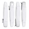 GafeSkui White Exterior Door Handle 4 PCS Front Rear Driver Passenger Compatible with 20072014 Cadillac Escalade Chevy Avalanche Silverado Suburban GMC Sierra Yukon Replace OE 22738722 22738721 208282