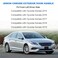 JDMON Exterior Chrome Door Handle Replacement for Hyundai Sonata 2015 2016 2017 2018 2019 Replacement for 82651C1110 82652C1010 15759578 Front Left Driver Side Outer Outside Handle
